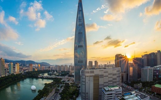 Torre Na Coreia Tem Deck De Observacao E Piscina Mais Altos Do Mundo Casa Vogue Cidade