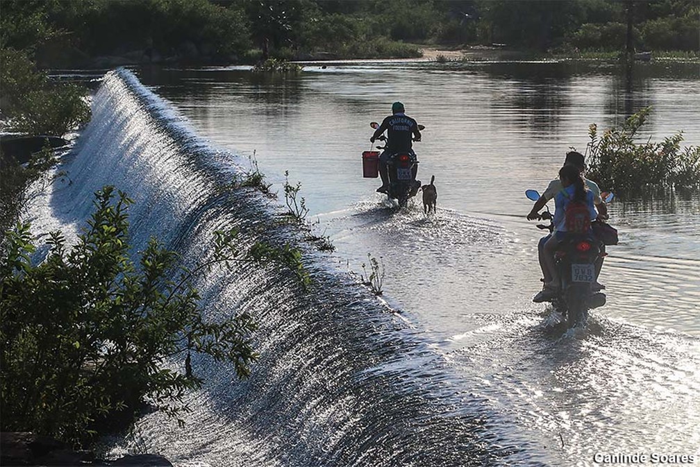 Sangria do Açude Pataxó, em Ipanguaçu — Foto: Canindé Soares