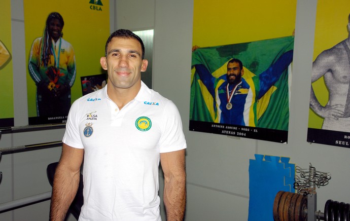 Adrian Jaoude luta olímpica (Foto: Thiago Benevenutte)