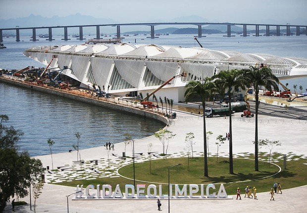 Porto Maravilha, na região portuária do Rio de Janeiro, concentra empresas de tecnologia, além de espaços de lazer e o Museu do Amanhã (foto) (Foto: Getty Images)