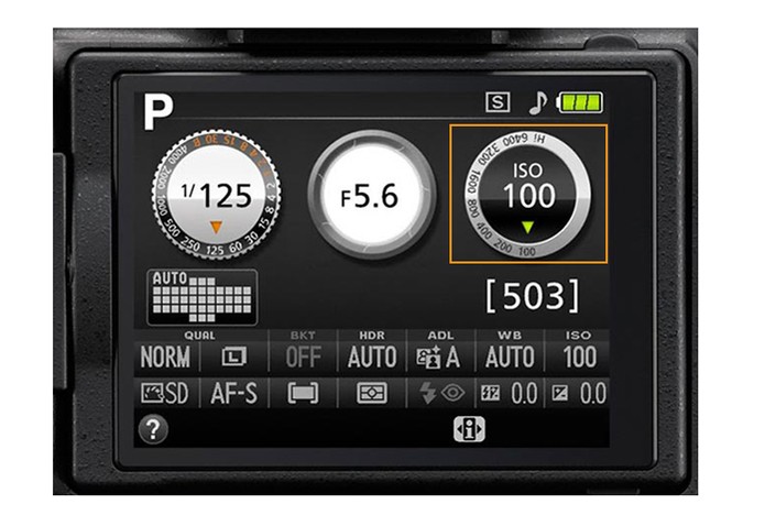 Nikon D5200: Ajustes de ISO (Foto: Divulgação/Nikon)