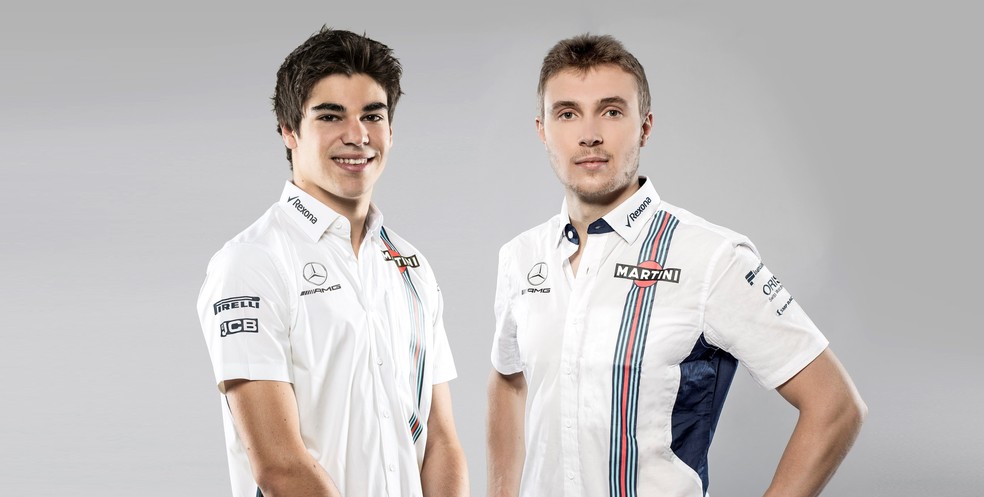 Lance Stroll e Sergey Sirotkin formam a dupla da Williams (Foto: Reprodução)
