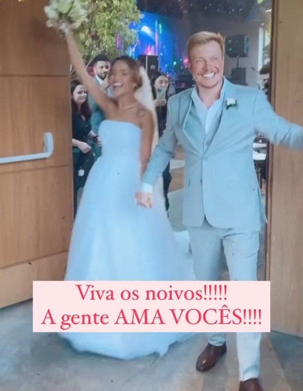 Gabi Luthai e Teo Teló se casam (Foto: Reprodução/Instagram)