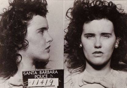 Elizabeth Short em foto da polícia do estado da Califórnia (Foto: Reprodução /  Morgan Korzik - Black Dahlia)