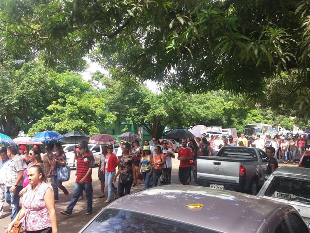 amapá macapá servidores protesto (Foto: John Pacheco/G1)