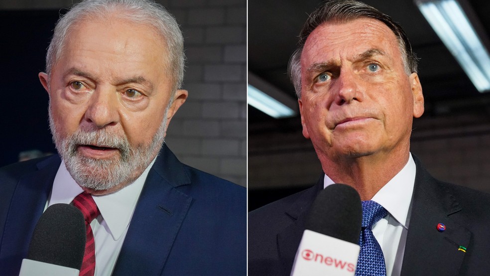 Lula e Bolsonaro — Foto: Stephanie Rodrigues/g1