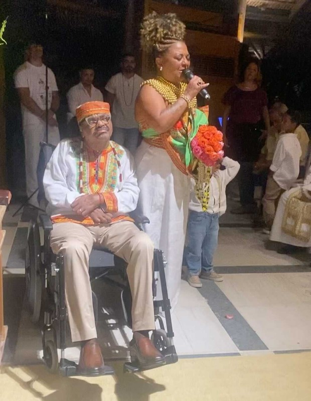 Arlindo Cruz e Babi Cruz se casam novamente ao renovar votos (Foto: Reprodução/Instagram)