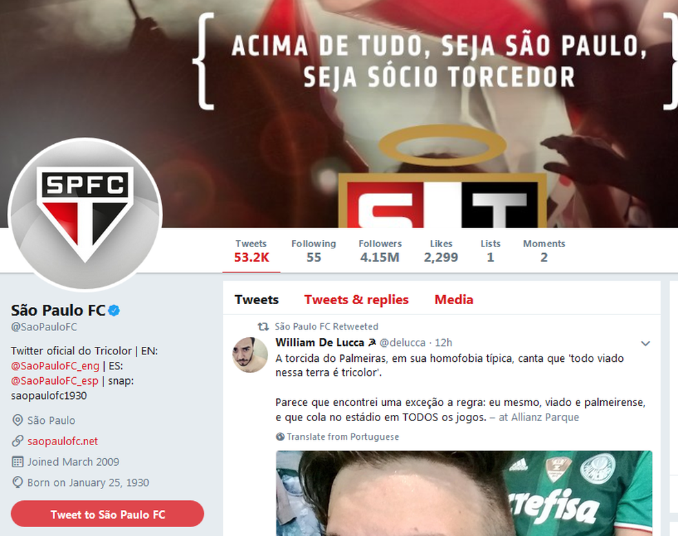 Torcedor Do Palmeiras Reclama De Homofobia Nos Estadios E E Ofendido Em Redes Sociais Palmeiras Ge
