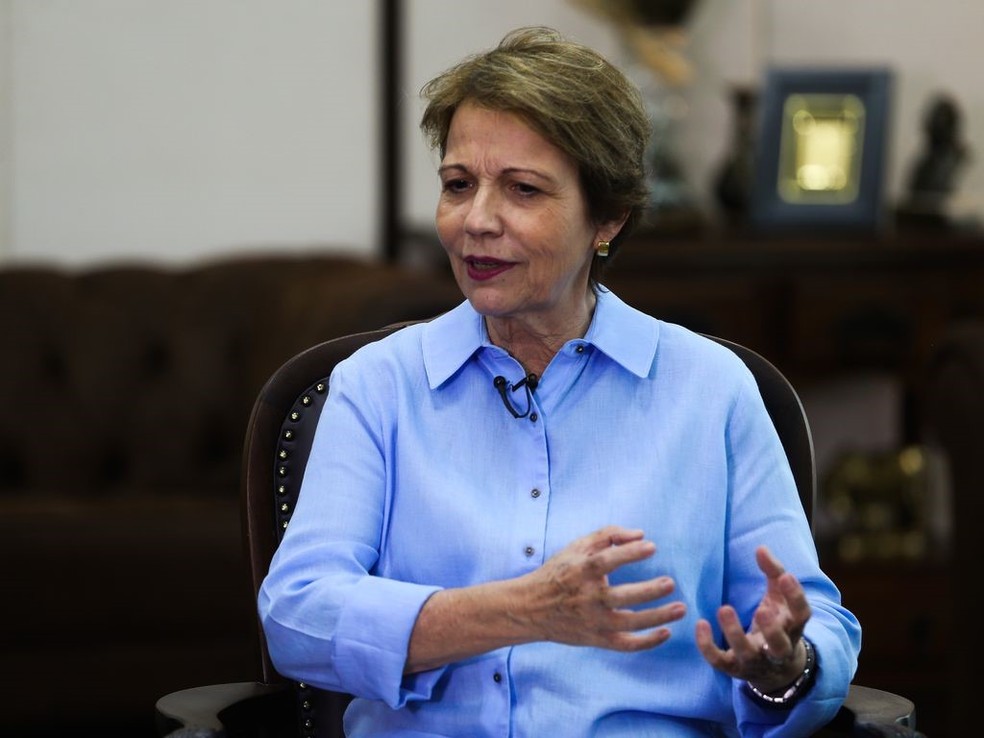 A ex-ministra da Agricultura, Pecuária e Abastecimento, Tereza Cristina. — Foto: Valter Campanato / Agência Brasil