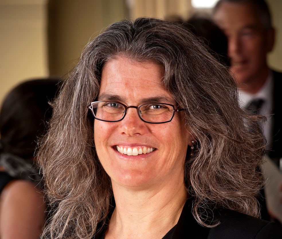 A cientista Andrea Ghez, vencedora do Nobel de Física em 2020 e a quarta mulher a ser laureada na categoria desde 1901. — Foto: Jan Norden, The Royal Swedish Academy of Sciences/Twitter Nobel Prize