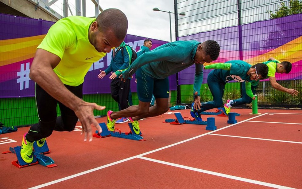 Atletismo Ã© uma das atraÃ§Ãµes do Megafestival ParalÃ­mpico em Varginha â Foto: Ivo Felipe/CPB