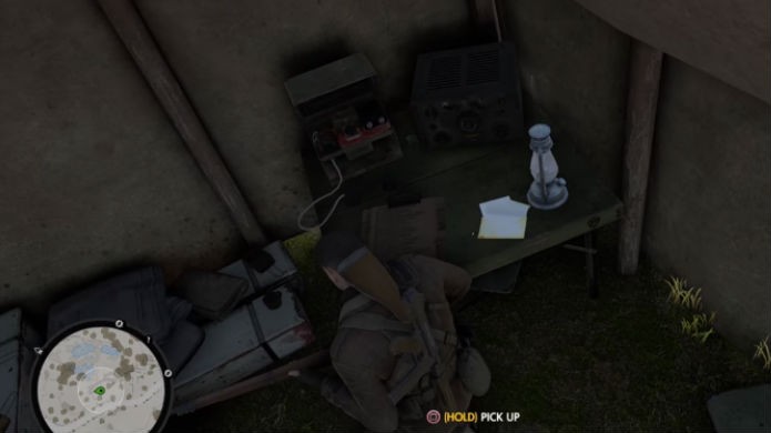 Sniper Elite 4: vasculhe as cabanas e abrigos em busca de papéis (Foto: Reprodução / Thomas Schulze)
