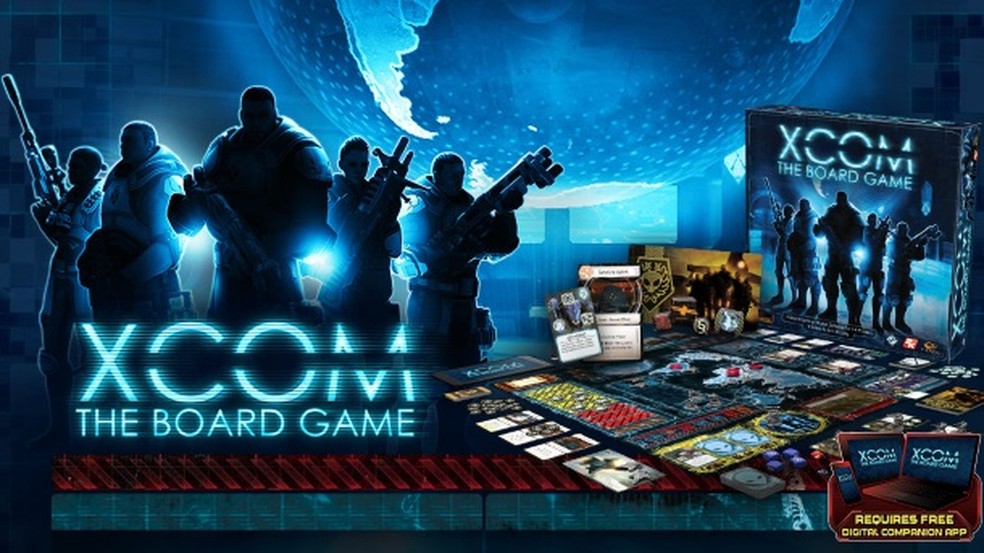 O board game de XCOM foi lançado em 2015 — Foto: Divulgação/Fantasy Flight Games