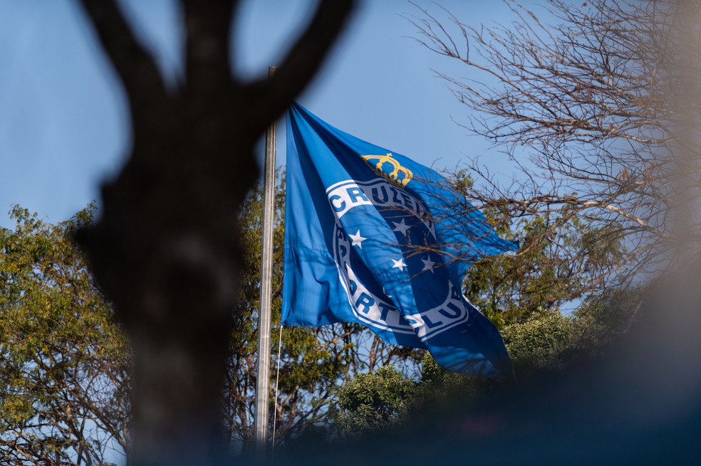 Bandeira do Cruzeiro — Foto: Bruno Haddad