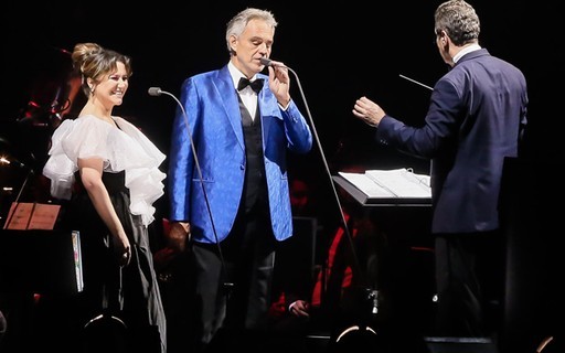 Maria Rita se apresenta com Andrea Bocelli em SP