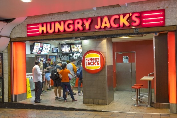 Restaurante do Hungry Jack's em Sidney, na Austrália: Burger King tem nome diferente no país (Foto: Jeff Greenberg/Universal Images Group via Getty Images)