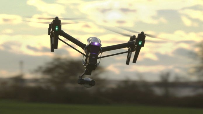 Leveza é fundamental em drones domésticos, como DJI Inspire da foto (Foto: Divulgação/DJI)