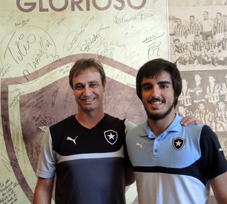 Felipe e Zyan, Botafogo, sub-17 (Foto: Igor Rodrigues)