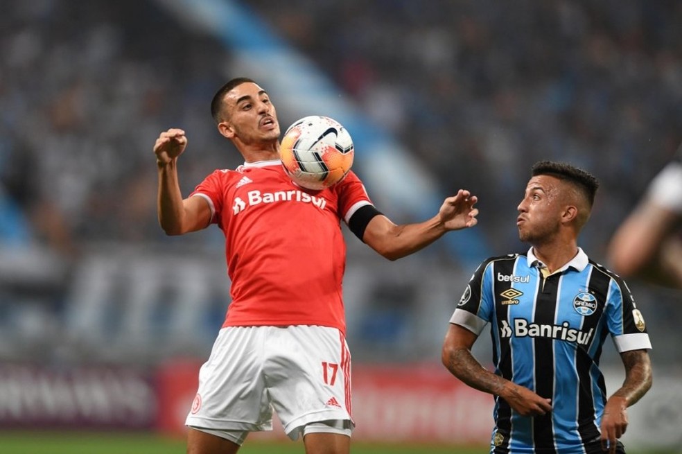 Thiago Galhardo já marcou quatro gols em 2020 — Foto: Ricardo Duarte/Inter