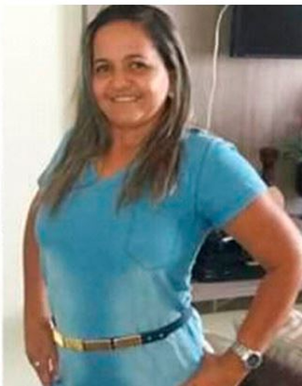 Leila Kaliane Alves de Oliveira, de 38 anos, foi morta a tiros em casa, em ItaÃº, no interior do RN â€” Foto: Redes sociais