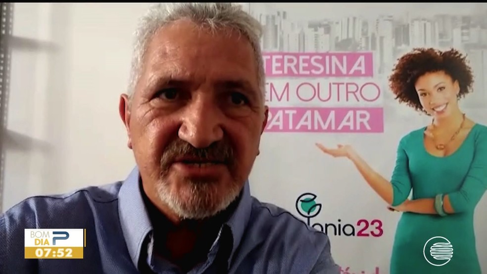 Mário Rogério, candidato a prefeito de Teresina — Foto: Reprodução/TV Clube