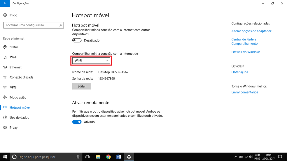 Aprenda como usar seu notebook como &ldquo;repetidor Wi-Fi&rdquo; com o sistema Windows 10