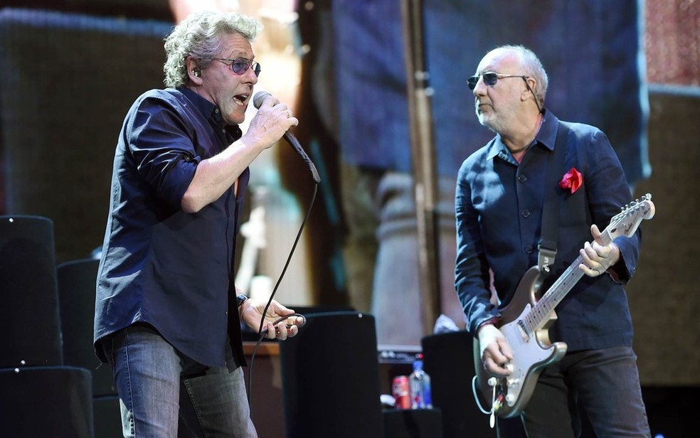 Vocalista Roger Daltrey e guitarrista Pete Townshend: os únicos dois membros da formação original do The Who (Foto: Chris Pizzello/Invision/AP Photo)