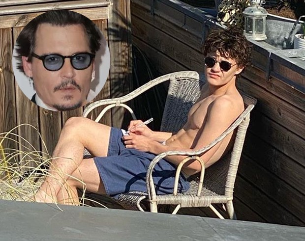 Jack Depp, filho caçula de Johnny Depp (Foto: Reprodução/Instagram)