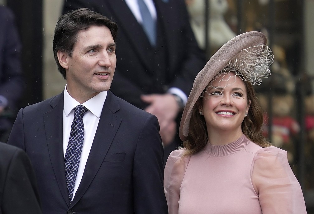 Canadian Prime Minister Justin Trudeau and his wife Sophie Trudeau attend the coronation ceremony of King Charles III at Westminster Abbey in London.  — Photo: Kin Cheung/AP Photo