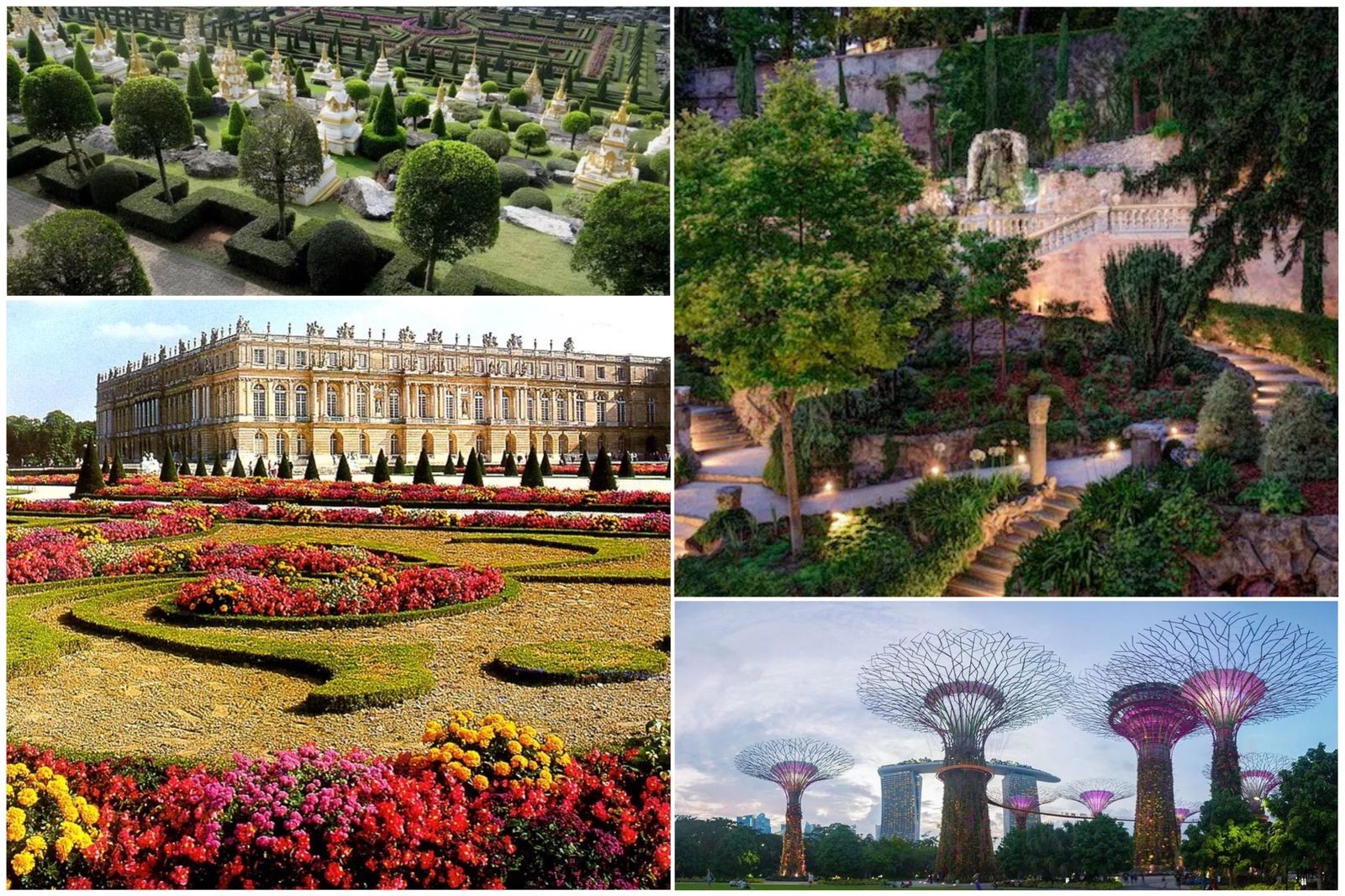 Os sete dos mais luxuosos jardins do mundo (Foto: Reprodução; Divulgação | Montagem: Casa e Jardim)