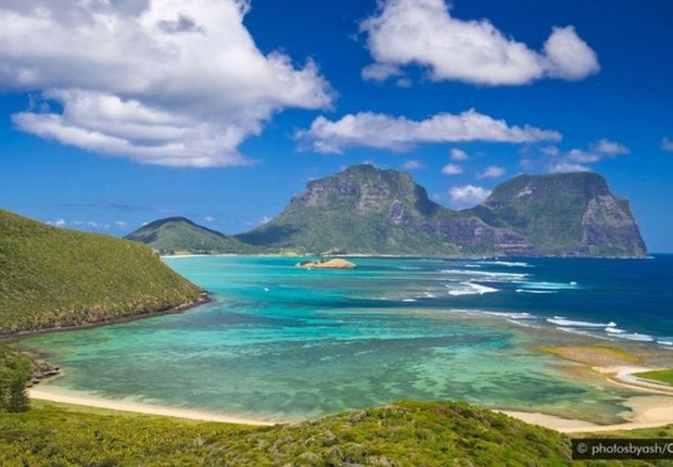 BBC: A Ilha de Lord Howe abriga o recife de coral mais austral do mundo (Foto: PHOTOSBYASH/GETTY IMAGES VIA BBC)