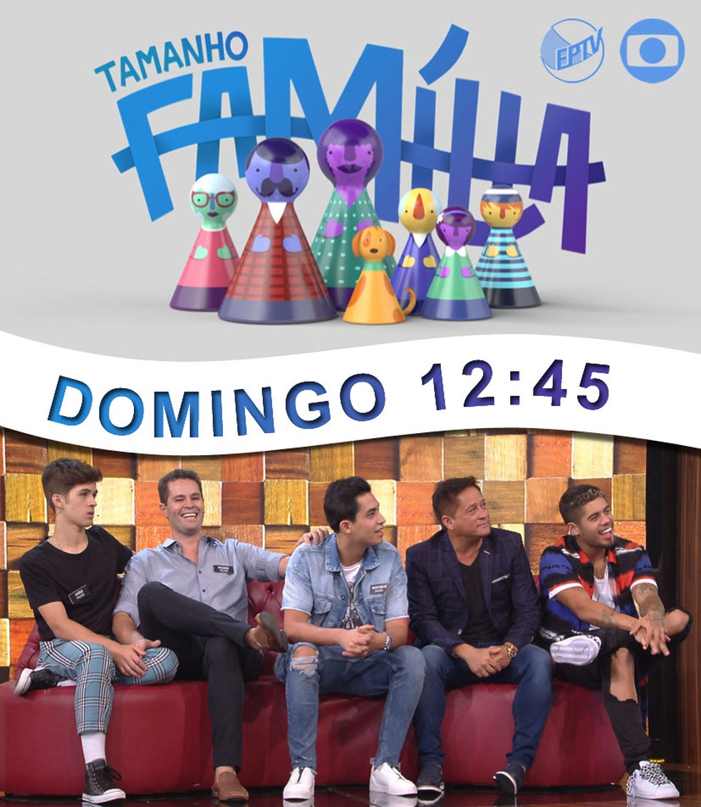 Tamanho Familia Pedro Leonardo Pai E Irmaos Participam Do Programa Neste Domingo 15 Eptv Rede Globo