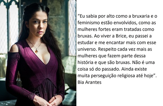 Bia Arantes viveu a bruxa Brice em 'Deus Salve o Rei' (2018) (Foto: TV Globo)