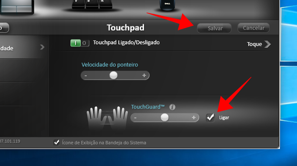 Como ativar gestos e atalhos no touchpad do notebook Dell Notebooks
