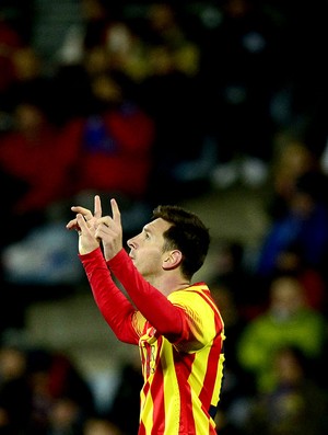 Messi gol Barcelona contra Getafe (Foto: AFP)