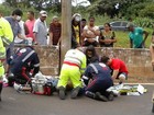 Motociclista morre após bater em mureta e poste em Uberaba
