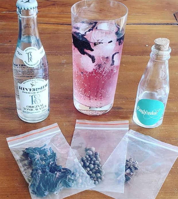 Kit de drinque do Eugênia Bar (Foto: Instagram/Reprodução)