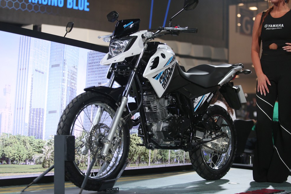 Yamaha XTZ Crosser 150 S no Salão Duas Rodas 2017 (Foto: Marcelo Brandt/G1)