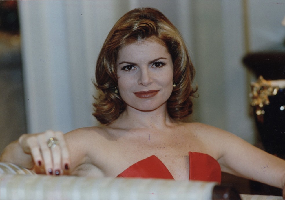 Debora Bloch como Teodora em 'Salsa e Merengue' &mdash; Foto: Reprodu&ccedil;&atilde;o