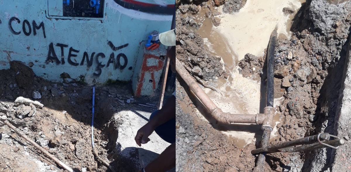 Força-tarefa flagra furto de água em um ferro-velho em Santos | Santos ...