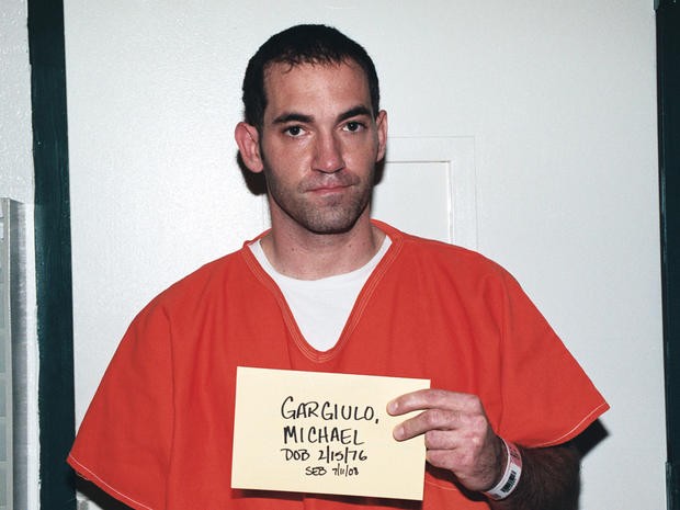 Michael Gargiulo em retrato feito na cadeia (Foto: divulgação)