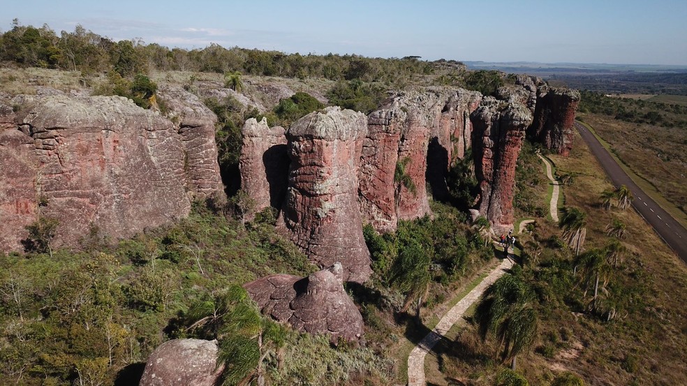 A concessão do Parque Estadual de Vila Velha é uma das mais recentes do país e teve o contrato assinado em fevereiro de 2020 — Foto: Divulgação/Soul Parques