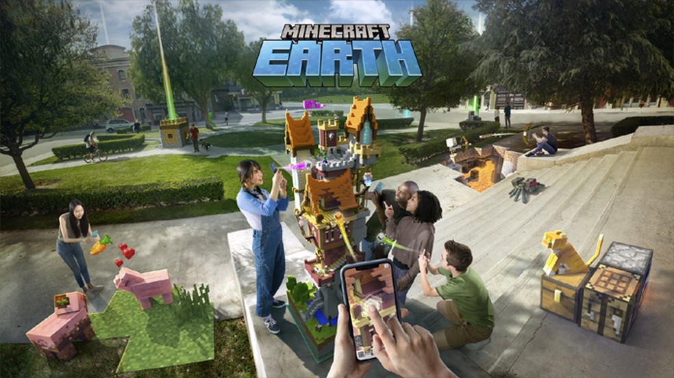 Minecraft Earth revela gameplay e fase beta; veja como se inscrever | Jogos  casuais | TechTudo