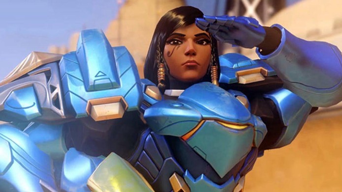 Pharah tem poder de fogo e defesa (Foto: Divulgação/Blizzard)