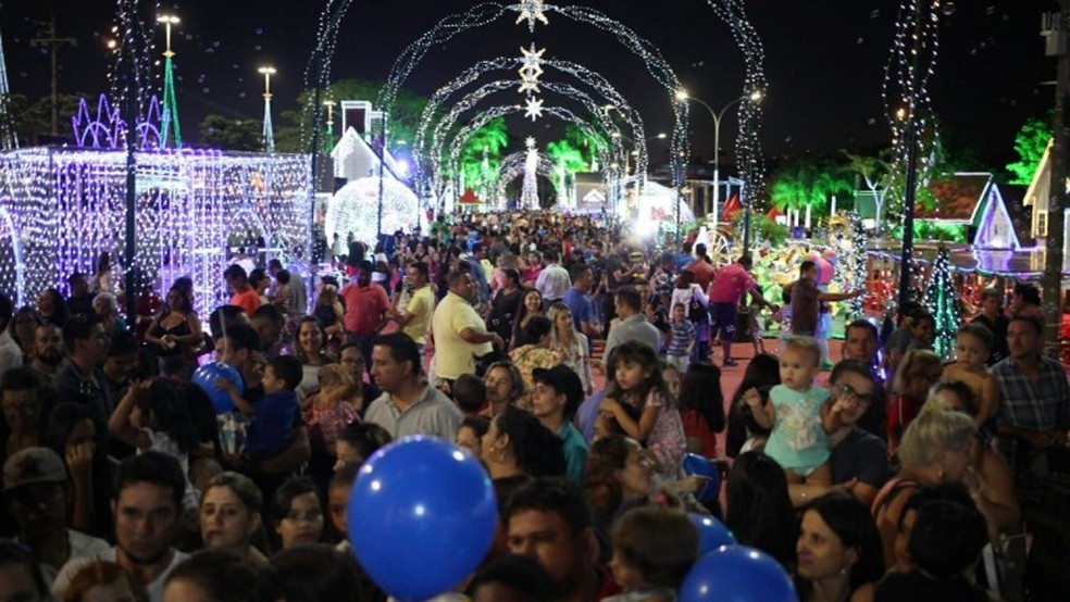 Cidade do Natal abre oficialmente para o público na noite desta sexta em Campo  Grande | Mato Grosso do Sul | G1