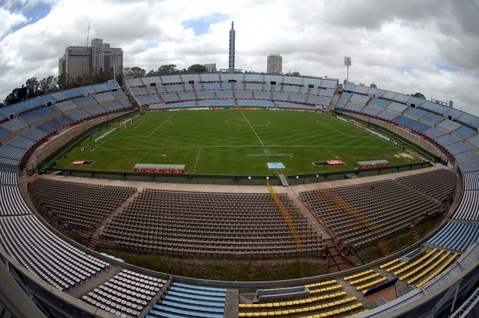 Estádio Centenário, no Uruguai, será palco de Flamengo x Palmeiras e Athletico x Bragantino — Foto: Divulgação
