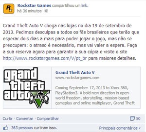 G1 - Capa do game 'Grand Theft Auto V' é divulgada pela Rockstar - notícias  em Games