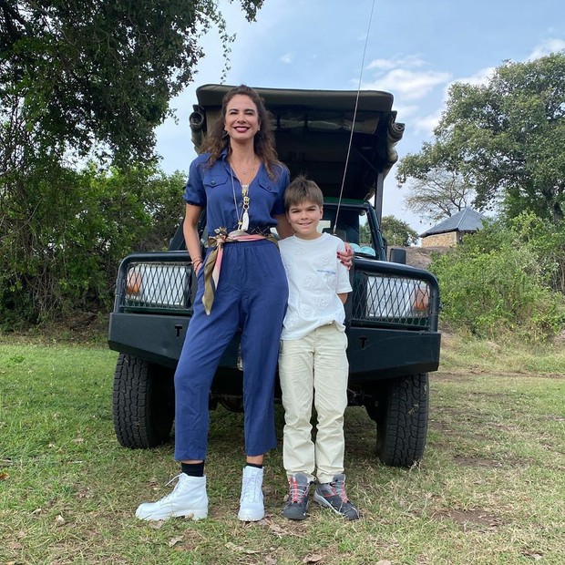 Luciana Gimenez e o filho (Foto: Reprodução/Instagram)