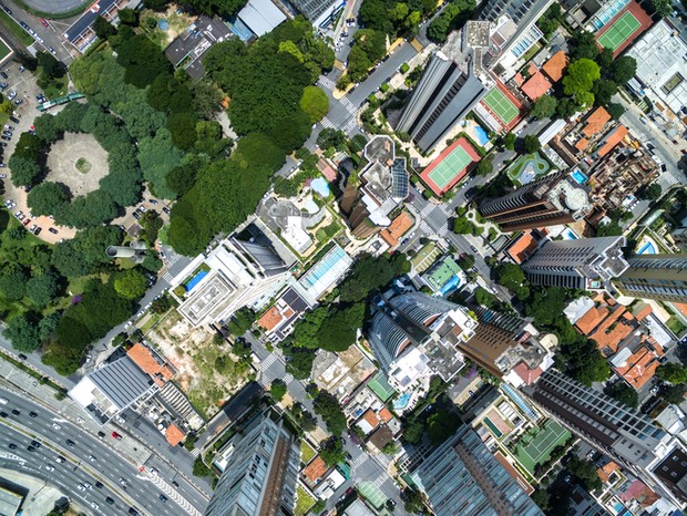 Top view of some buildings in Sao Paulo, Brazil (Foto: Getty Images/iStockphoto)