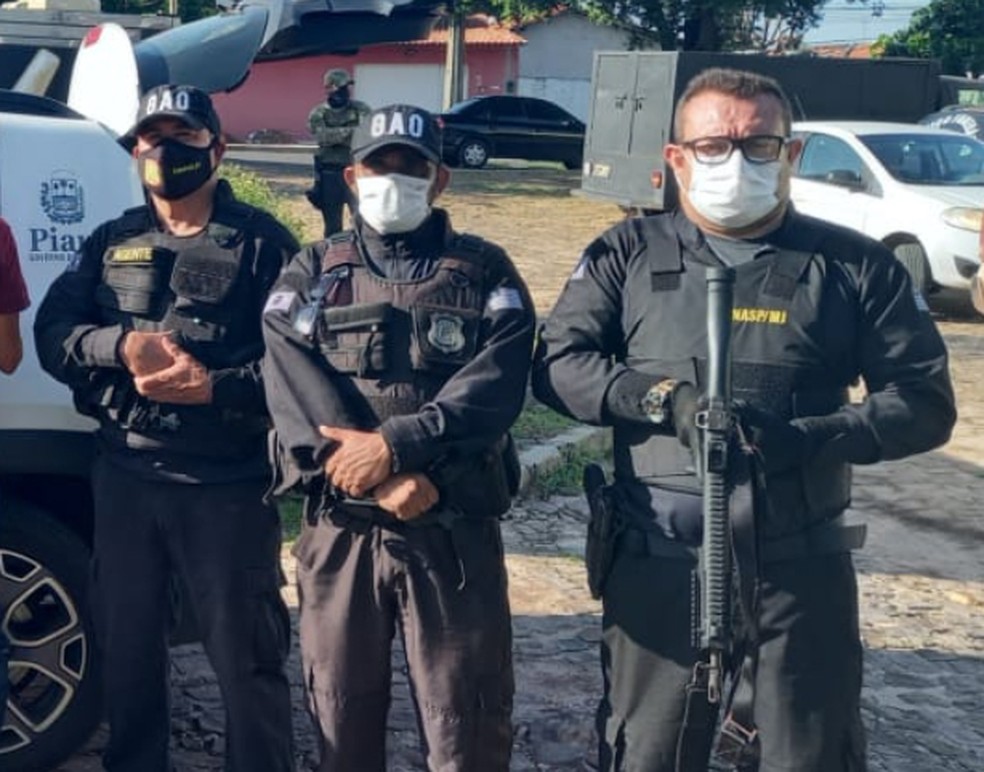 Equipe do Grupo de Apoio Operacional (GAO) do Piauí — Foto: Divulgação/PC-PI